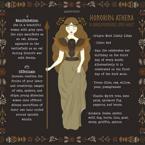 Athena Goddess Of Wisdom, Goddess Magick, Myths & Monsters, Greek Pantheon, Greek Mythology Gods, Goddess Of Wisdom, Wiccan Magic, Witch Spirituality, Greek Gods And Goddesses