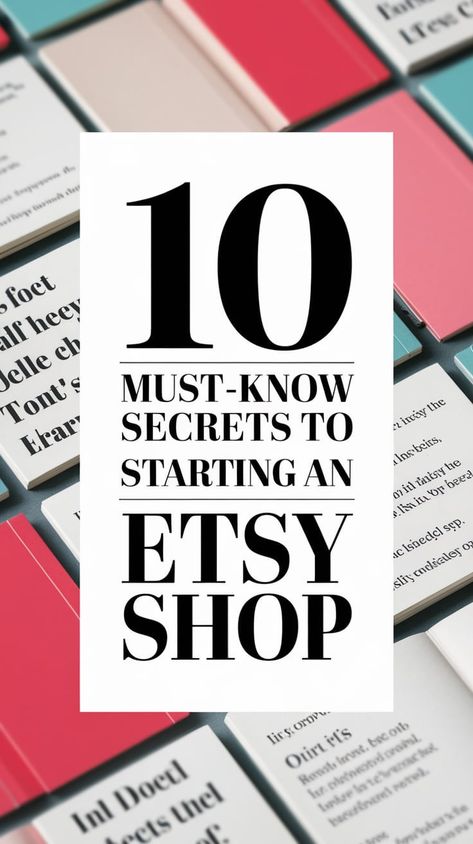 Discover the must-know tips before you open your Etsy shop! From selling printables and digital products to mastering Etsy SEO and marketing, this guide will help you make money on Etsy and achieve Etsy success. Start your Etsy business with confidence by following these essential steps. Starting An Etsy Shop, Selling Printables, Etsy Seo, Tips For Success, Etsy Success, Etsy Business, Excellent Customer Service, Target Audience, Digital Products