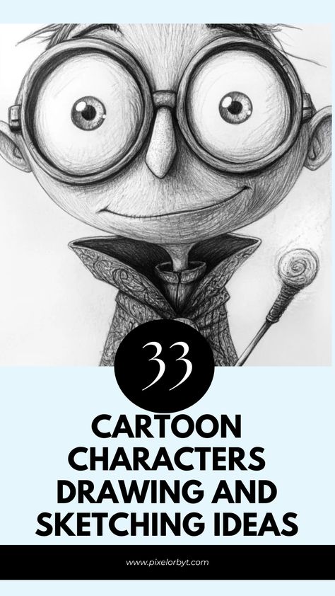 Learn to design original cartoon characters with unique styles and expressions. How To Develop A Cartoon Style, How To Draw Tim Burton Style, Caricature Sketch Character Design, How To Draw Disney Style, Caricature Drawing Tutorials, How To Draw Cartoon People, Character Design Cartoon Art Styles, Draw A Cartoon Character, Sketching Cartoon