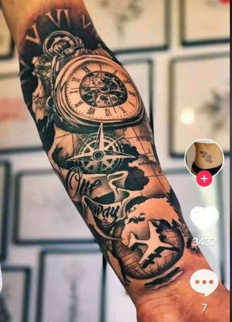 Tattoos Arm Mann, Half Arm Sleeve Tattoo, Lower Arm Tattoos, New Tattoo Designs, Cool Arm Tattoos, Tattoo Inspiration Men, Forearm Sleeve Tattoos, Inspiration Tattoo, Tattoos For Black Skin