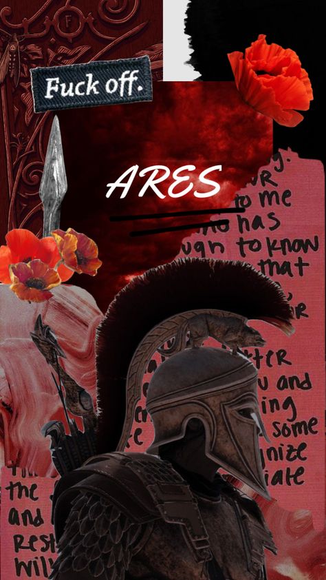 #ares Ares God Aesthetic, Child Of Ares Aesthetic, Aries Mythology, Sparta Aesthetic, Ares Wallpaper, Ares Fanart, Ares Cabin, Ares Aesthetic, Red Folder