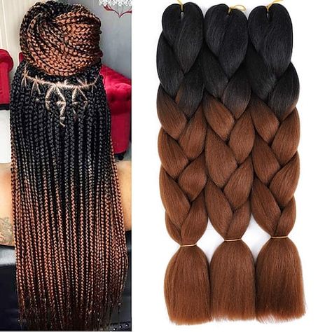 Braids Types, Wavy Hair With Braid, Ombre Braids, Handmade Dreadlocks, Curly Crochet Braids, Jumbo Braiding Hair, Synthetic Braiding Hair, Ombre Braid, Braiding Hair Extensions