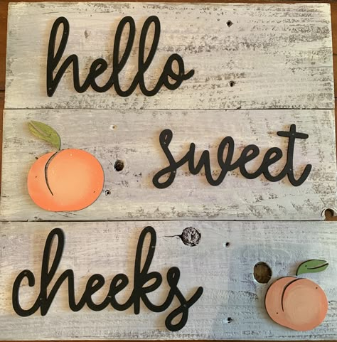 Bathroom sign, bathroom decor, cheeks, peaches Citrus Bathroom Theme, Peaches Bathroom Decor, Peachy Bathroom Ideas, Fruity Bathroom Decor, Peachy Clean Bathroom Decor, Peach House Decor, Citrus Bathroom Decor, Peachy Bathroom Decor, Fruit Theme Bathroom