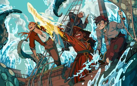 Pirate Crew, Pirate Art, Drawing Inspo, Art References, Drawing Techniques, Art Stuff, Fantasy Character Design, Pretty Art, Some People