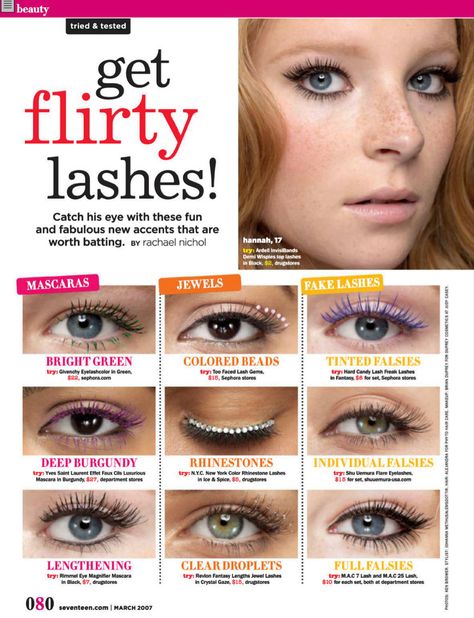 Magazine Makeup Looks, 2000s Makeup Products, Seventeen Makeup, Early 2000s Makeup, Eyeshadow Aesthetic, 2000s Posters, 2000s Magazines, Magazine Makeup, Candy Perfume