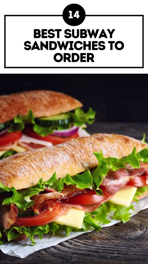 Subway Sandwiches Subway Copycat Recipes Sandwiches, Subway Sandwiches Ideas, Subway Orders To Try, Subway Veggie Sandwich, Copycat Subway Sandwiches, Subway Sandwich Ideas Copycat Recipes, Subway Menu Sandwiches, Subway Sandwich Order Ideas, Subway Order Ideas