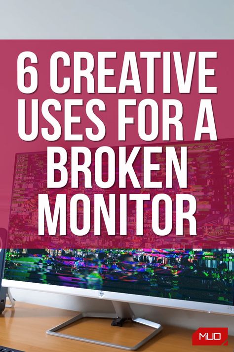 Don't throw away that old monitor. Upcycle it into a useful item with one of these inspirational DIY project ideas. Upcycle Flat Screen Tv, Diy Pc Desk, Old Monitor, Diy Electronics Projects, Computer Science Projects, Bluetooth Speakers Diy, Computer Recycling, Computer Diy, Diy Computer Desk