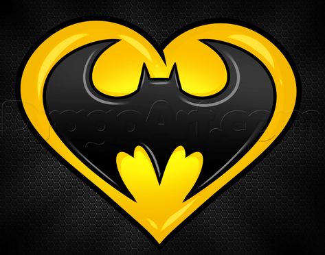 how to draw a batman heart Batman Heart, Batman Painting, Batman Room, Batman Decor, Batman Wedding, Batman Love, Batman Drawing, Batman And Batgirl, Batman Tattoo