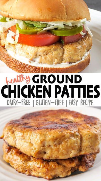 Chicken Patties Recipes Homemade, Best Ground Chicken Burger Recipe, Gluten Free Chicken Patties, Ground Chicken Burger Recipes Healthy, Homemade Chicken Patties Recipes, Ground Chicken Patty Recipes, Ground Chicken Burger Recipes, Chicken Patty Sandwich, Chicken Patties Recipes