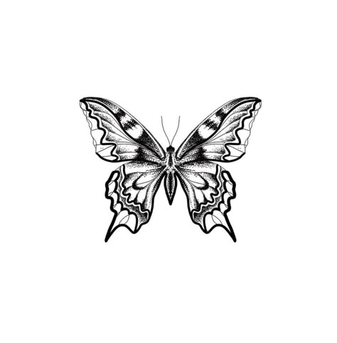 Black Work Butterfly Tattoo, Different Butterfly Tattoo Designs, Butterfly Tattoo Designs Men, Buterfluffy Tatoos, Edgy Butterfly Tattoo, Trippy Butterfly Tattoo, Minimal Butterfly Tattoo, Butterfly Elbow Tattoo, Different Butterfly Tattoo