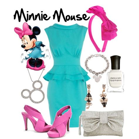 "Minnie Mouse 2" by sophiedee11 on Polyvore Daisy Disneybound, Animated Movies Characters, Disney Princess Outfits, Disney Bounding, Disney Inspired Outfits, Dapper Day, Jane Norman, Princess Outfits, Disney Outfits