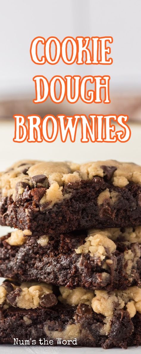 Brownie With Cookie Dough, Brownies Cookie Dough, Brownie Cookie Dough, Cookie Dough Brownies Recipe, Brownies With Cookie Dough, Cookie Brownies, Brookies Recipe Cookie Brownies Easy, Cookie Brownie, Cookie Dough Brownie Cake Recipe