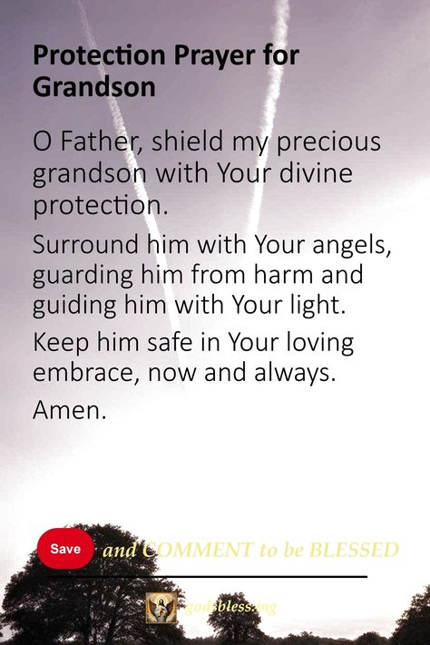 Protection Prayer for Grandson Prayer For My Grandson, Prayers For My Boyfriend, Moms Quotes, Grandson Quotes, Protection Prayer, Prayers For My Daughter, Evening Prayers, Prayer For My Family, Good Night Prayer Quotes