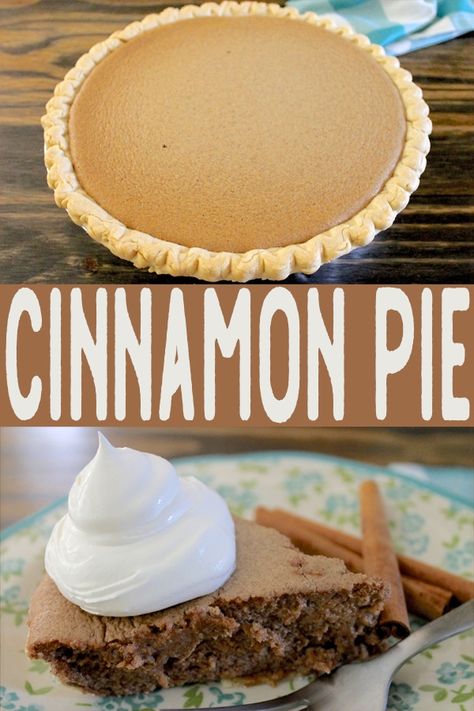 Cinnamon Pie Recipe, Different Pies, Cinnamon Pie, Pie Making, Just Pies, Pie Pie, Sugar Pie, Make 10, Pie Tart