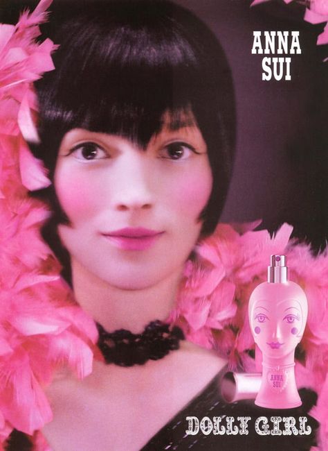 Anna Sui Perfume, Anna Sui Makeup, Rosé Elle, Fragrance Ad, Perfume Ad, 90s Girl, Beauty Ad, Pink Girly Things, Cindy Crawford