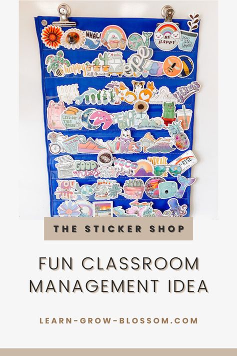 Reward System Classroom, Classroom Sticker Reward System, Library Rewards Ideas, Class Reward System Elementary, Upper Elementary Behavior System, Sticker Rewards Classroom, Classroom Sticker Chart Reward System, Sticker Classroom Management, Classroom Rewards Chart