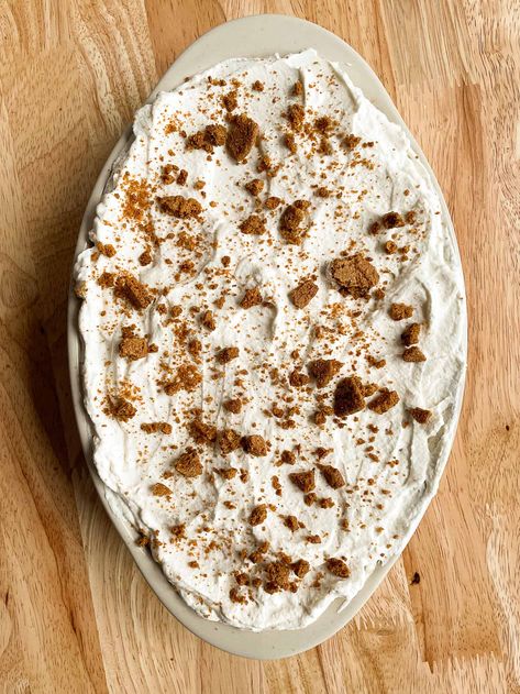 Gingersnap Icebox Cake, Ginger Snap Icebox Cake, Easy Icebox Cake, Fried Mashed Potatoes, Refrigerator Cake, Maple Whipped Cream, Ginger Snaps Recipe, Icebox Cakes, Whipped Cream Desserts