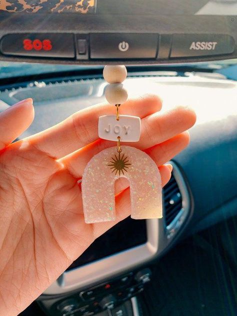 This Car Air Fresheners item by LivelyHoney has 302 favorites from Etsy shoppers. Ships from United States. Listed on Jul 4, 2023 Polymer Clay Diffuser, Diy Car Mirror Hangers, Clay Diffuser, Joy Essential Oil, Car Mirror Hangers, Boho Car Accessories, Car Diffuser Essential Oils, Mirror Car Accessories, Air Freshener Car