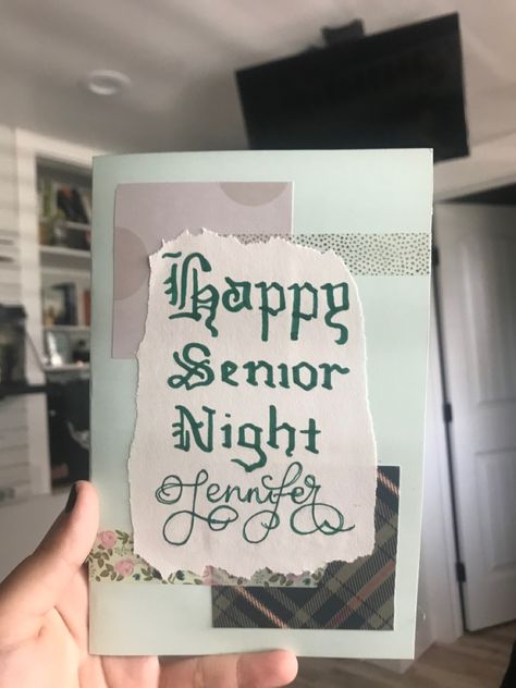 Senior Day, Senior Night, Diy Cards, Collage, Book Cover, Art