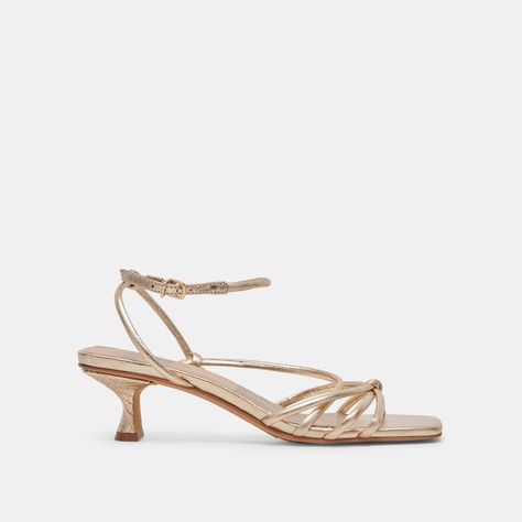 BEV HEELS GOLD METALLIC LEATHER – Dolce Vita Gold Kitten Heels, Dolce Vita Heels, Heels Gold, Wide Heels, Bridesmaid Shoes, Shoe Inspo, Gold Shoes, Prom Shoes, Gold Heels