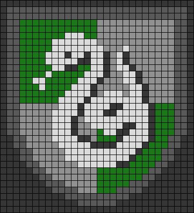 Slytherin Crochet Pattern, Supernatural Pixel Art Grid, Pixel Art Pattern Harry Potter, Slytherin Alpha Pattern, Vintage Alpha Pattern, Harry Potter Tapestry Crochet, Harry Potter Grid Pattern, Harry Potter Pixel Art Grid, Harry Potter Beads