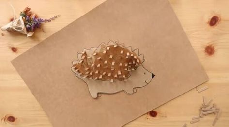 Hedgehog Cardboard Crafts for Kids Check more at https://www.kidsartncraft.com/hedgehog-cardboard-crafts-for-kids/ Cardboard Crafts For Kids, Cardboard Crafts, Crafts For Kids, For Kids