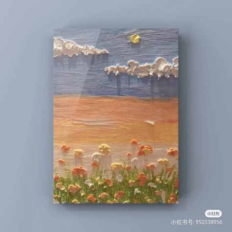 Oil Pastel Art 3d, Textured Oil Pastel Art, Oil Pastel Texture Art, Oil Pastel 3d Art, Oil Pastel Art Flowers, Oil Pastel Texture, Putty Painting, Oil Pastel Art Aesthetic, Pastel Art Painting