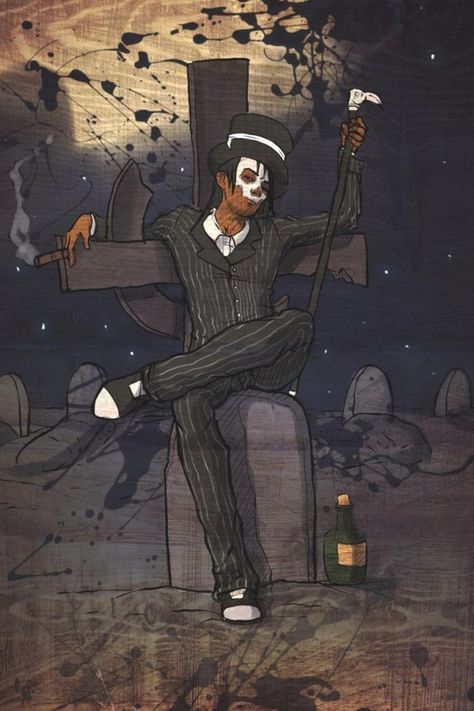 Bawon Samdi, Baron Samedi Art, Voodoo Wallpaper, Caribbean Mythology, Voodoo Doctor, Brother Voodoo, Voodoo Halloween, Voodoo Art, Voodoo Priestess