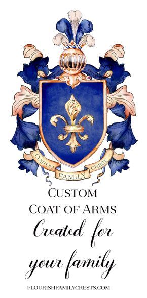 Gift a custom coat of arms or original family crest. These are drawn by hand and created just for you! #uniquegift #shopsmall #customfamilycrest Family Crest Ideas Symbols, Family Crest Ideas, Modern Family Crest, Crest Drawing, Family Crest Template, Family Crest Tattoo, Family Crest Symbols, Crest Tattoo, Medieval Party