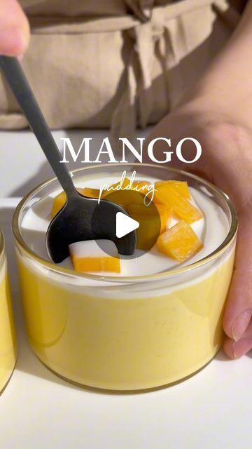 Mango Pudding Recipe, Gelatin Powder, Almond Tart, Ripe Mango, Mango Pudding, Custard Pudding, Tandoori Masala, Sweet Dish, Coconut Custard