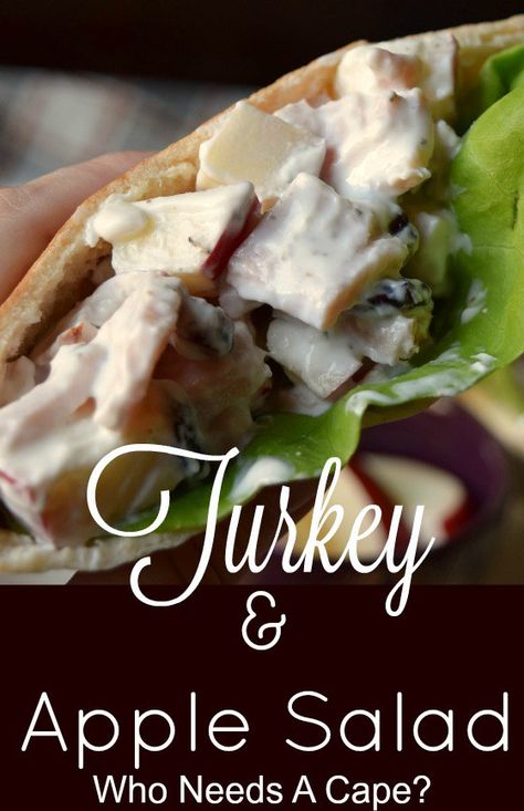 Turkey Apple Salad, Pecan Salad Recipe, Turkey Salad Recipe, Turkey Apple, Raspberry Vinaigrette Salad, Salad With Apples, Butternut Squash Apple, Leftover Thanksgiving, Arugula Salad Recipes