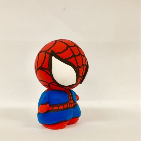 Soft polymer art Clay Spiderman, Soft Clay Art, Clay Items, Baby Spiderman, Polymer Art, Soft Clay, Clay Art Projects, Diy Clay Crafts, Clay Ideas