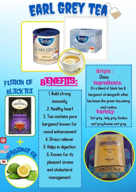 Earl grey tea 🍵 benefits 🫖
#Earl Grey
#tea Benefits Of Earl Grey Tea, Earl Grey Tea Benefits, Immunity Tea, Tea Varieties, Bergamot Oil, Tea Benefits, Grey Tea, Earl Grey Tea, Mood Enhancers