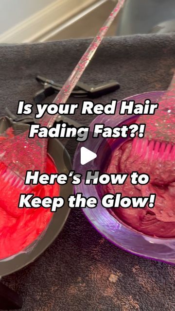 Diana Paulino on Instagram: "✨Thinking about going red but worried about the fading? Here’s the truth about keeping your hair fresh and vibrant! 

✨Red hair molecules are larger and don’t fully penetrate the hair shaft, causing the color to wash out quicker than other shades. 😬💧

✨Here’s how you can keep it looking fabulous longer:

✨Sulfate-Free is Key
Switch to sulfate-free shampoos and conditioners to protect your color from fading. 🚿✨

✨Color-Depositing Shampoos
These are a redhead’s best friend! Use them once a week to boost your color and keep it looking vibrant. 💆‍♀️🎨

✨Salon Touch-Ups
Red shades need regular refreshers—expect to visit your stylist every 4-6 weeks for a quick touch-up to keep that glow! 💇‍♀️✨

✨Avoid Heat & Sun
Heat styling and direct sun exposure can make you True Red Hair, Red Hair Fade, Vibrant Red Hair, Color Depositing Shampoo, Shampoos And Conditioners, Red Shades, Heat Styling, Go Red, Sulfate Free Shampoo