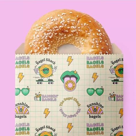 Donut Packaging, Graphic Designer Studio, Cafe Concept, Bagel Shop, Bakery Packaging, Lets Talk, Designer Studio, Instagram Branding, Restaurant Branding