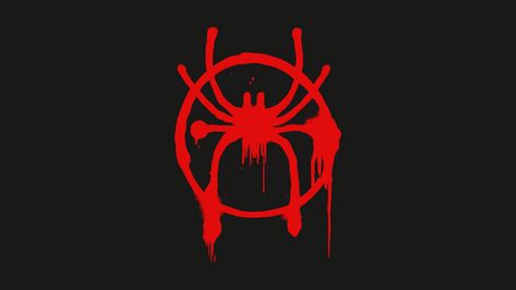 #spider-man #spider-man #logo #symbol #emblem #logo #symbol Spider-Man: Into the Spider-Verse through the universe #4K #wallpaper #hdwallpaper #desktop Logo Symbol, Logo Wallpaper, Miles Morales, Original Wallpaper, The Amazing, Hd Wallpaper, Spiderman, Paint, Red