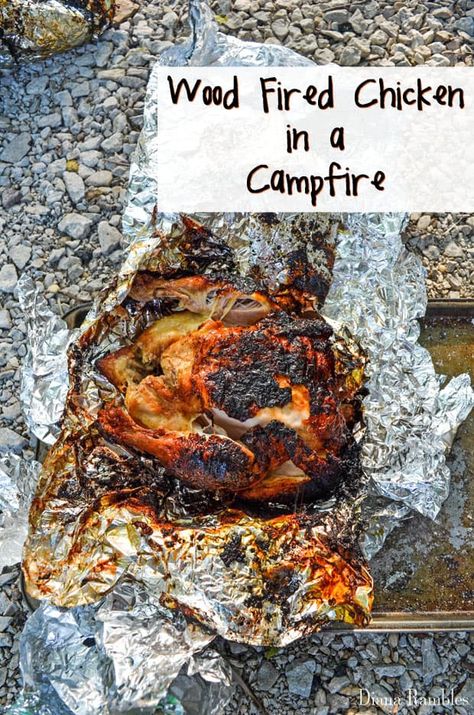 Fire Pit Food, Francis Mallman, Campfire Dinners, Fire Chicken, Fire Pit Cooking, Open Fire Cooking, Whole Roasted Chicken, Fire Food, Easy Camping Meals