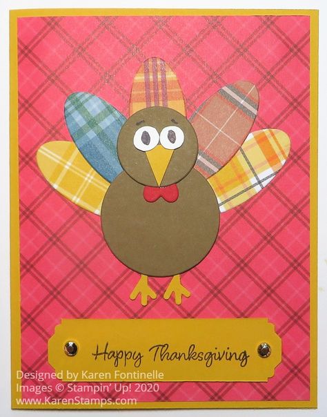 Stampin Up Turkey Punch Art, Thanksgiving Cards For Kids Homemade, Turkey Punch Art, Turkey Cards Handmade, Thanksgiving Cards Handmade Ideas, Thanksgiving Cards For Kids, Creative Thanksgiving Ideas, Thanksgiving Homemade Cards, Turkey Cards