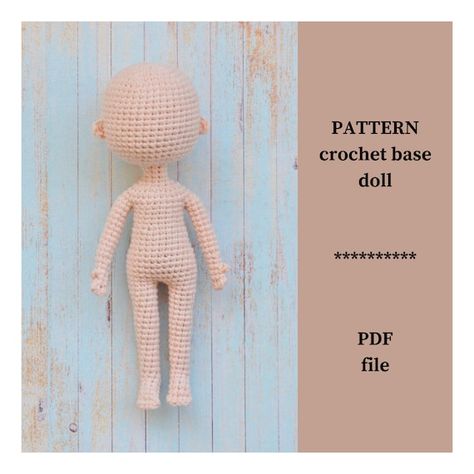 Crochet Bodies, Doll Patterns Free, Stuffed Dolls, Art Perle, Crochet Dolls Free Patterns, Doll Tutorial, Crochet Doll Pattern, Knitted Dolls, Doja Cat