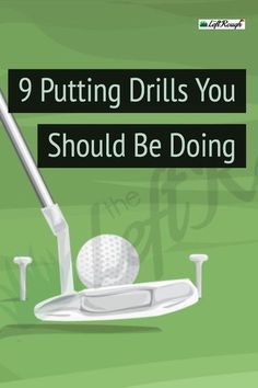 Golf Drills For Beginners, Golf Drills At Home, Golf For Women, Golf Practice Drills, Golf Putt, Golf Basics, Golf Chipping Tips, Golf Stretching, Golf Techniques