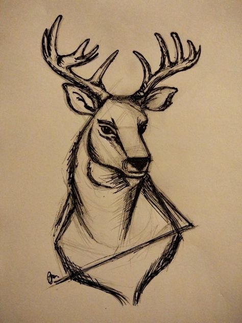 #stag #sketch #prongs #drawing #pen #marauders #jamespotter #aesthetic #art James Potter Sketch, James Potter Drawing, Marauders Drawings, Marauders Drawing, Stag Sketch, Pen Sketches Aesthetic, Harry Potter Stag, Wolf Star, Deer Drawing