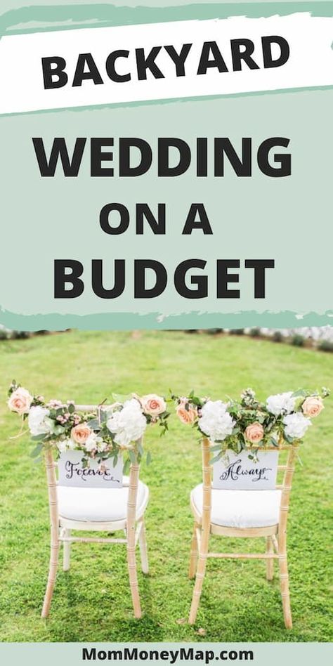 Small Inexpensive Backyard Wedding, Backyard Theme Wedding, Backyard Wedding Planning, Backyard Wedding On A Budget, Budget 2024, Financial Budget Planner, Backyard Wedding Ideas, Baby Shower Planner, Wedding Ideas On A Budget