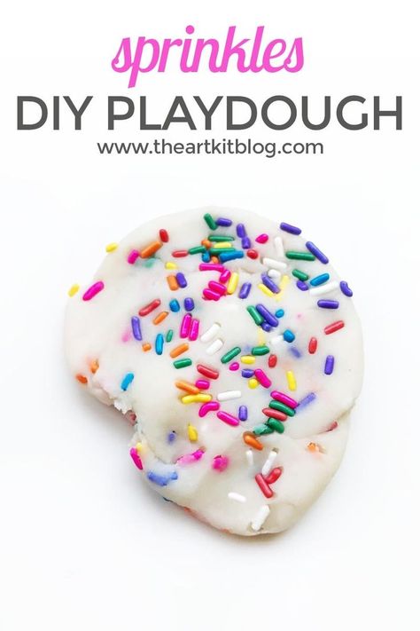 Zoo Room, Easy Homemade Playdough, Playdough Activity, Sprinkle Birthday, Sprinkles Birthday Party, Diy Playdough, Birthday Party Activity, Homemade Playdough Recipe, Playdough Activities