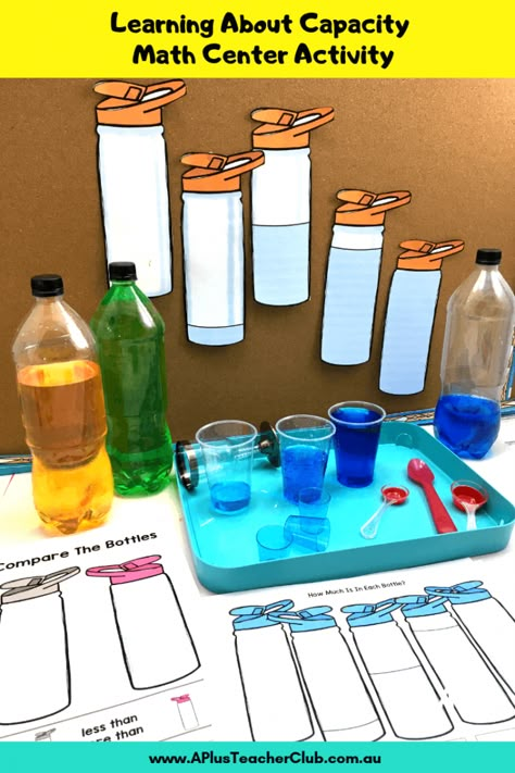 Teaching Non-Standard measurement helps kids to learn how to measure but without using rules, tapes or scales. Check out these fun Kindergarten activities and our secret weapon... the "Messy Box" to help you teach measurement hands-on. #measuring #teaching #mathactivities Measurement Hands On Activities, Estimation Activities For Kindergarten, Measurement Activities For Preschoolers, Customary Measurement Activities, Kindergarten Capacity Activities, Measuring Height Kindergarten, Measuring Activities For Kindergarten, Non Standard Measurement Kindergarten, Non Messy Crafts