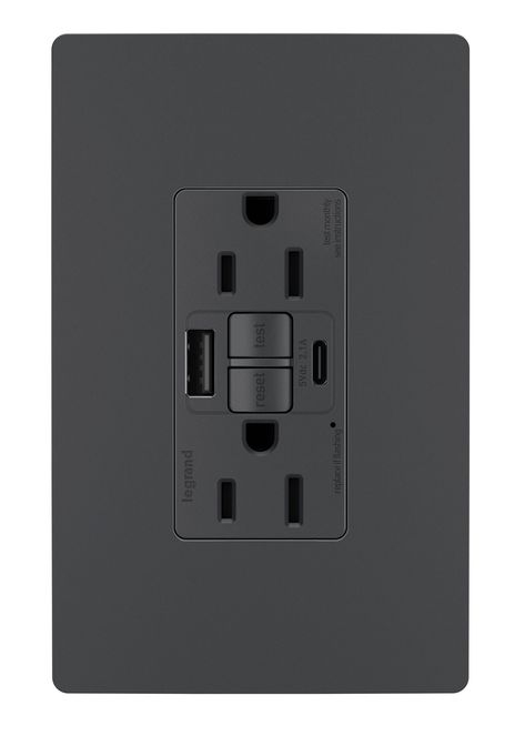 Kitchen Backsplash Outlets, Dark Tile Backsplash, Black Outlet Covers, Backsplash Outlets, Bathroom Outlets, Black Outlets, Kitchen Outlet, Kitchen Outlets, Electric Outlets