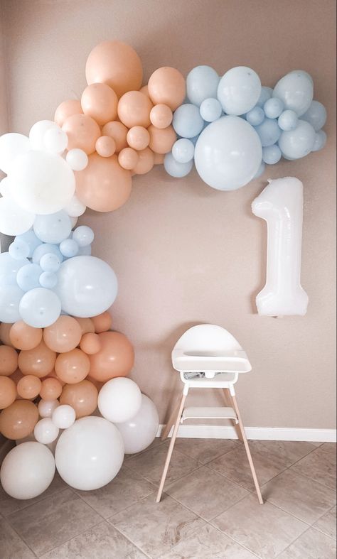 Neutral First Birthday Everything Is Linked On LTK (angelica_lyulkin) Birthday Balloon Garland, First Birthday Balloons, Blue Balloons, Balloon Garland, Birthday Balloons, First Birthday, Party Planning, Baby Shop, Baby Blue