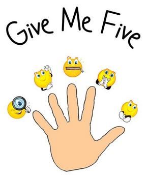 Give Me Five Behavior Management Posters by D Conway | Teachers Pay Teachers Give Me Five Poster, Preschool Classroom Rules, Class Rules Poster, Classroom Songs, Survival Kit For Teachers, Classroom Charts, Behaviour Strategies, Classroom Expectations, Classroom Strategies