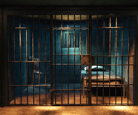 Blind Aesthetic, Jail Cell Background, Backgrounds To Draw, Abandoned Aesthetic, Cell Background, The Pillowman, Jail Bars, Darkest Temptation, Poster Backgrounds