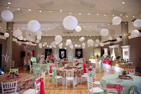 Cultural Hall Wedding Receptions Wedding Reception Hall, Beautiful Wedding Reception, Tan Wedding, Wedding Reception Ideas, Vintage Bridal Shower, Lds Wedding, Gym Wedding, Hall Decor, Lds Church