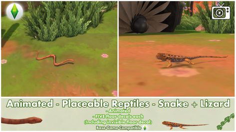 Sims 4 Lizard Cc, Sims 4 Reptile Cc, Desert Snake, Sims Pets, The Sims 4 Custom Content, Sims Medieval, The Sims 4 Pc, Sims 4 Studio, Desert Animals